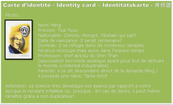 carte d'identité OJ